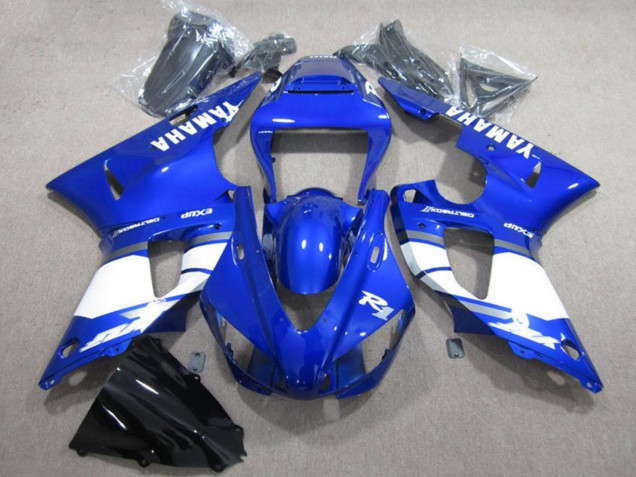 Discount 2009-2011 Blue White Yamaha YZF R1 Motorcycle Fairing Canada