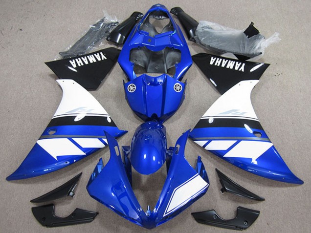 Discount 2009-2011 Blue White Black Yamaha YZF R1 Motorcycle Fairings Canada