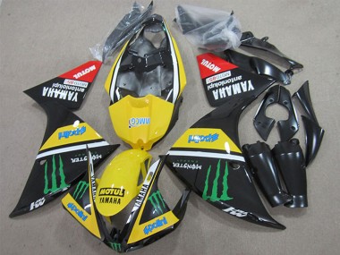 Discount 2009-2011 Yellow White Black Red Green Motul Monster Yamaha YZF R1 Motorcycle Fairings Canada