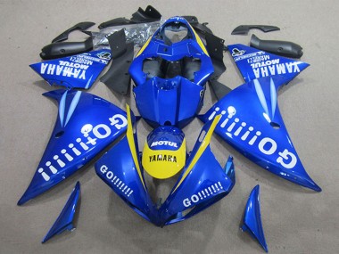 Discount 2009-2011 Blue Yellow White Go Yamaha YZF R1 Motorcycle Fairings Canada
