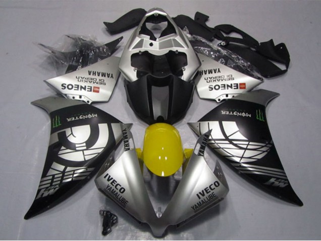 Discount 2012-2014 Silver Black IVECO Yamalube ENEOS Monster Yamaha YZF R1 Motorcycle Fairings Canada