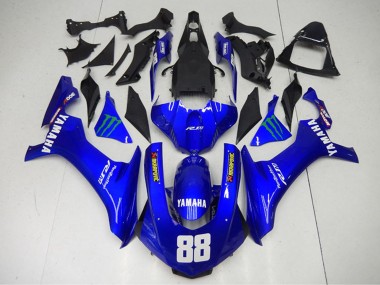Discount 2015-2019 Blue Green Monster Akropovic Yamaha YZF R1 Motorcycle Fairings Canada