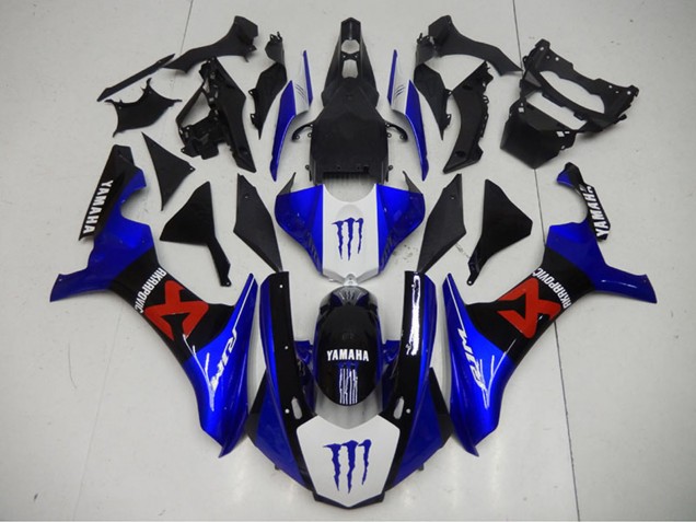 Discount 2015-2019 Blue White Black Red Monster Akropovic Yamaha YZF R1 Motorcycle Fairings Canada