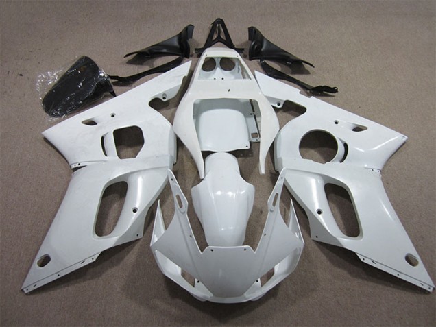 Discount 1998-2002 White Yamaha YZF R6 Motorcycle Fairings Canada