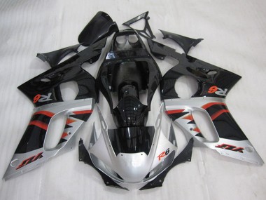 Discount 1998-2002 Silver Red Glossy Black Yamaha YZF R6 Motorcycle Fairings Canada