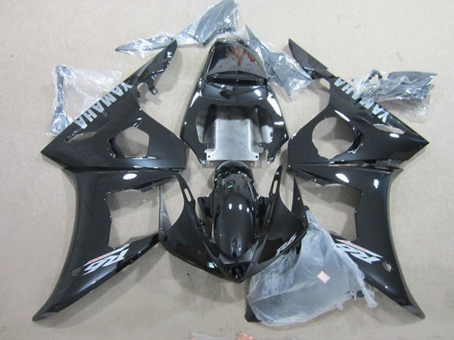 Discount 2003-2004 Glossy Black Silver Decals Yamaha YZF R6 Motorcycle Fairings Canada