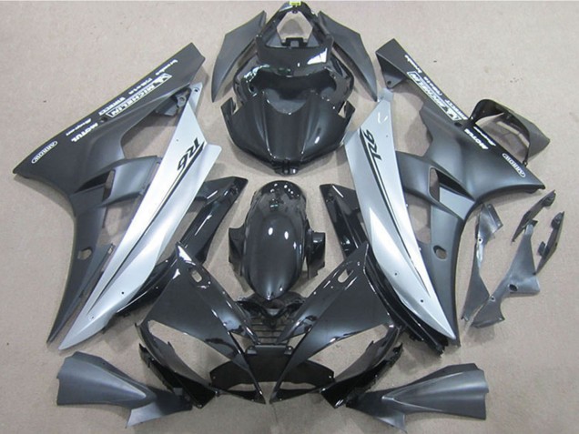 Discount 2006-2007 Glossy Black Matte Black Silver Yamaha YZF R6 Motorcycle Fairings Canada