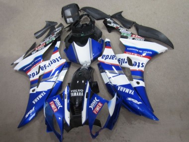 Discount 2006-2007 White Blue Red Sterilgarda Volvo Fimer Yamaha YZF R6 Motorcycle Fairings Canada