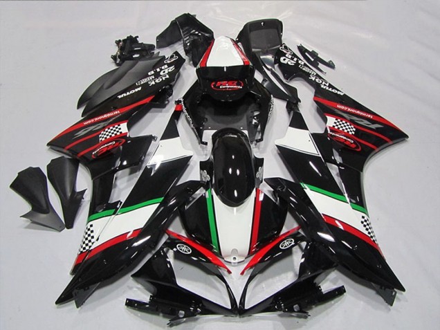 Discount 2006-2007 White Red Glossy Black Green Motul Yamaha YZF R6 Motorcycle Fairings Canada