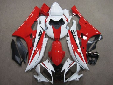 Discount 2006-2007 White Red Black Yamaha YZF R6 Motorcycle Fairing Canada