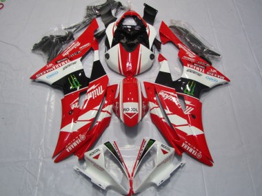 Discount 2008-2016 White Red Glossy Black Green Monster Rocol Milwaukee Maxxis Yamaha YZF R6 Motorcycle Fairings Canada