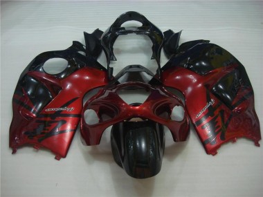 Discount 1996-2007 Red Black Suzuki GSXR 1300 Hayabusa Motorcycle Fairing Kit Canada