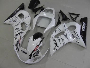 Discount 1998-2002 White Black Corona Yamaha YZF R6 Motorcycle Fairing Kits Canada