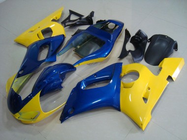 Discount 1998-2002 Yellow Blue Yamaha YZF R6 Motorcycle Fairing Kit & Bodywork Canada