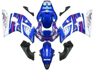 Discount 1998-2002 Blue White Star Fiat Yamaha YZF R6 Motorcycle Fairings Canada