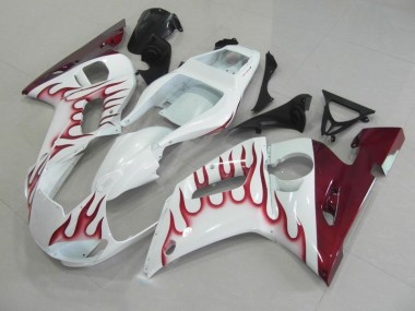 Discount 1998-2002 Red Flame Yamaha YZF R6 Motorcycle Fairing Canada