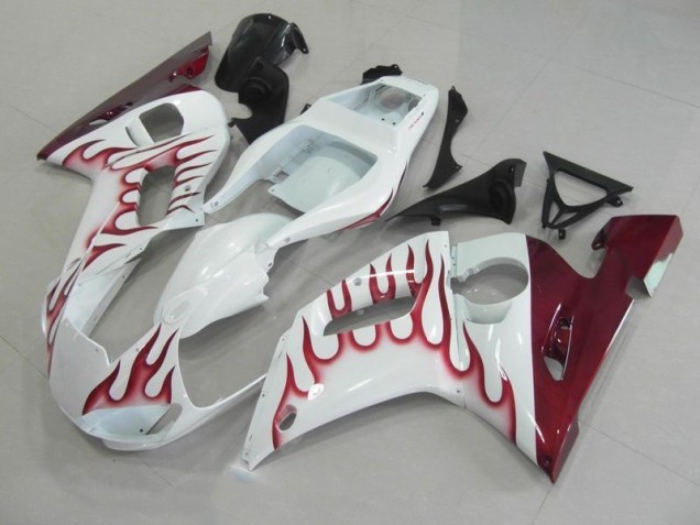 Discount 1998-2002 Red Flame Yamaha YZF R6 Motorcycle Fairing Canada Discount 1998-2002 Red Flame Yamaha YZF R6 Motorcycle Fairing Canada