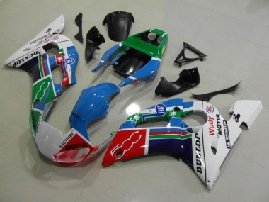 Discount 1998-2002 Blue White Green Red Wudy Motul Dunlop Yamaha YZF R6 Bike Fairings Canada