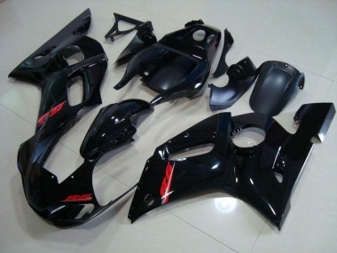 Discount 1998-2002 Glossy Black Red Decals Yamaha YZF R6 Motorcycle Fairings Kits Canada