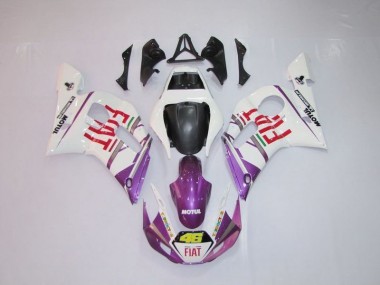 Discount 1998-2002 White Purple Fiat 46 Yamaha YZF R6 Motor Fairings Canada