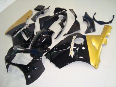 Discount 2000-2001 Black Gold Kawasaki ZX12R Motor Bike Fairings Canada