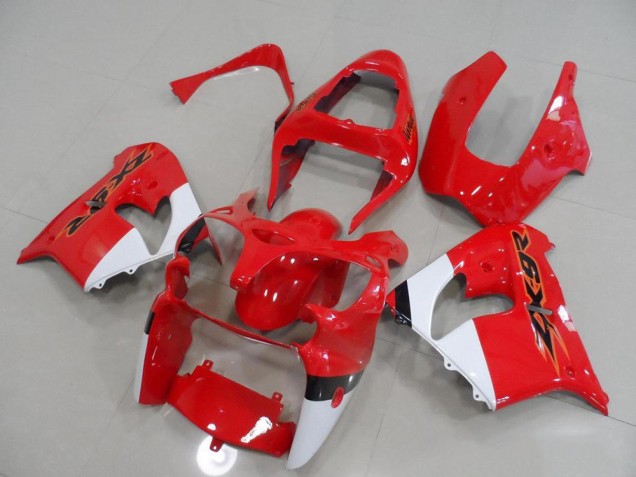 Discount 2000-2001 Red and White Kawasaki ZX9R Motorcycle Fairing Canada Discount 2000-2001 Red and White Kawasaki ZX9R Motorcycle Fairing Canada