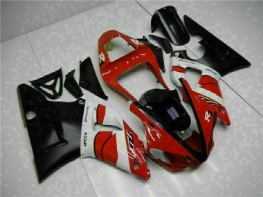 Discount 2000-2001 Red Black Yamaha YZF R1 Motorbike Fairing Kits Canada