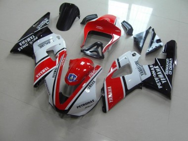 Discount 2000-2001 Red White Yamalube Race Yamaha YZF R1 Motorcycle Fairings Kits Canada