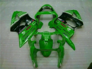 Discount 2000-2002 Green Black Kawasaki ZX6R Motor Bike Fairings Canada