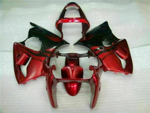 Discount 2000-2002 Red Black Kawasaki ZX6R Bike Fairing Kit Canada Discount 2000-2002 Red Black Kawasaki ZX6R Bike Fairing Kit Canada