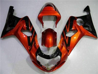 Discount 2000-2002 Orange Black Suzuki GSXR 1000 Bike Fairing Canada