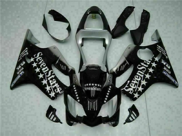 Discount 2001-2003 Black White Seven Stars Honda CBR600 F4i Bike Fairing Canada Discount 2001-2003 Black White Seven Stars Honda CBR600 F4i Bike Fairing Canada