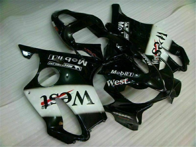 Discount 2001-2003 White Black West Honda CBR600 F4i Bike Fairings Canada Discount 2001-2003 White Black West Honda CBR600 F4i Bike Fairings Canada
