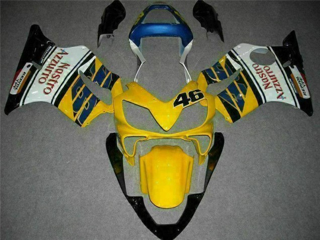Discount 2001-2003 Yellow White Honda CBR600 F4i Moto Fairings Canada Discount 2001-2003 Yellow White Honda CBR600 F4i Moto Fairings Canada