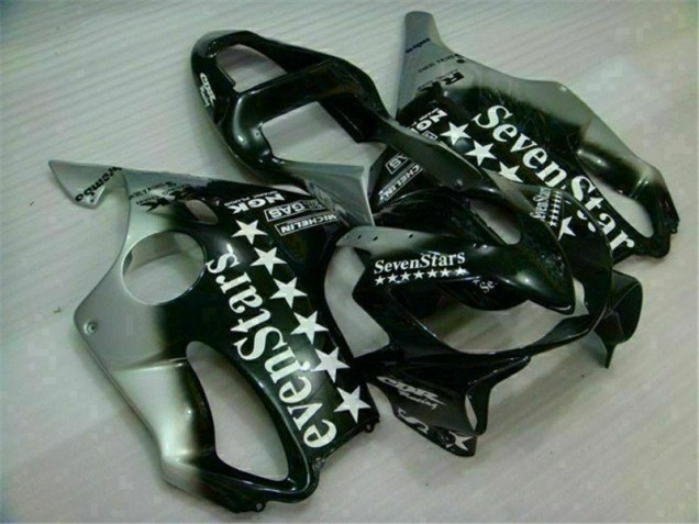 Discount 2001-2003 Black Silver Seven Stars Honda CBR600 F4i Motorbike Fairing Canada Discount 2001-2003 Black Silver Seven Stars Honda CBR600 F4i Motorbike Fairing Canada