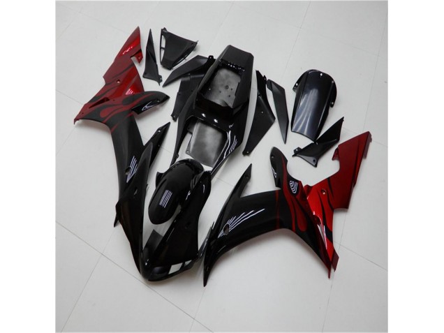 Discount 2002-2003 Black Red Yamaha YZF R1 Motorcycle Fairing Canada Discount 2002-2003 Black Red Yamaha YZF R1 Motorcycle Fairing Canada