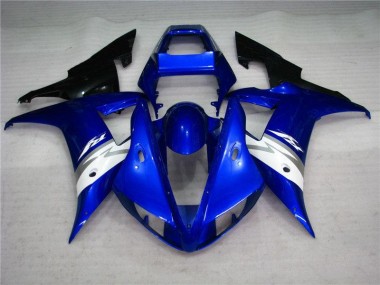 Discount 2002-2003 Blue White Yamaha YZF R1 Motorcycle Fairing Kits Canada