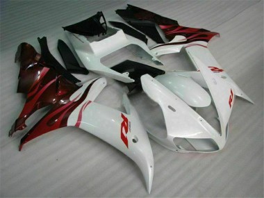 Discount 2002-2003 White Yamaha YZF R1 Bike Fairing Kit Canada