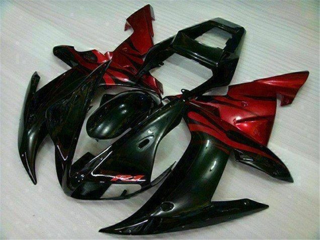 Discount 2002-2003 Black Red Yamaha YZF R1 Bike Fairing Canada Discount 2002-2003 Black Red Yamaha YZF R1 Bike Fairing Canada