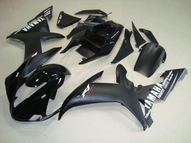 Discount 2002-2003 Matte Black White Yamaha YZF R1 Motorcycle Fairings Canada Discount 2002-2003 Matte Black White Yamaha YZF R1 Motorcycle Fairings Canada
