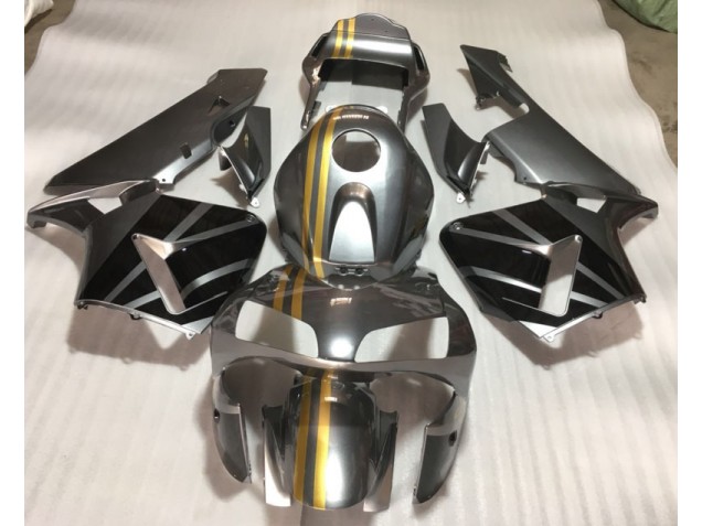 Discount 2003-2004 Silver Gold Black Honda CBR600RR Replacement Motorcycle Fairings Canada Discount 2003-2004 Silver Gold Black Honda CBR600RR Replacement Motorcycle Fairings Canada