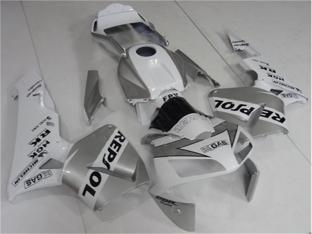 Discount 2003-2004 Silve White Black Repsol Honda CBR600RR Bike Fairings Canada Discount 2003-2004 Silve White Black Repsol Honda CBR600RR Bike Fairings Canada