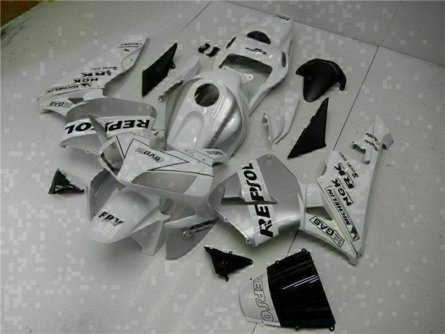 Discount 2003-2004 White Repsol CBR600RR Bike Fairing Kit Canada Discount 2003-2004 White Repsol CBR600RR Bike Fairing Kit Canada