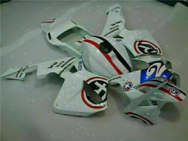 Discount 2003-2004 White Blue R 2 Honda CBR600RR Motorcycle Fairings Canada Discount 2003-2004 White Blue R 2 Honda CBR600RR Motorcycle Fairings Canada
