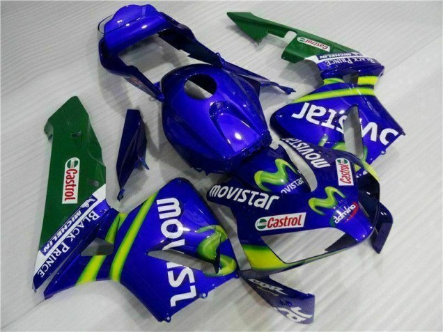 Discount 2003-2004 Blue Green Movistar Castrol Honda CBR600RR Motorbike Fairing Canada Discount 2003-2004 Blue Green Movistar Castrol Honda CBR600RR Motorbike Fairing Canada