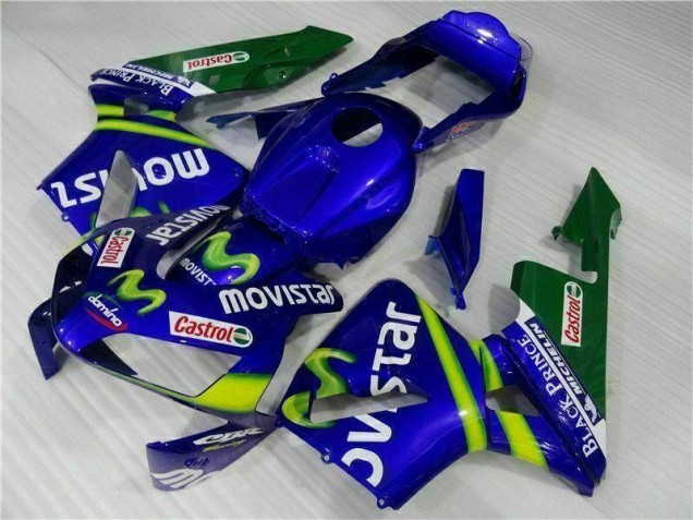 Discount 2003-2004 Blue Green Movistar Castrol Honda CBR600RR Motorbike Fairing Canada Discount 2003-2004 Blue Green Movistar Castrol Honda CBR600RR Motorbike Fairing Canada