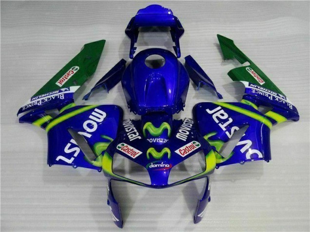 Discount 2003-2004 Blue Green Movistar Castrol Honda CBR600RR Motorbike Fairing Canada Discount 2003-2004 Blue Green Movistar Castrol Honda CBR600RR Motorbike Fairing Canada