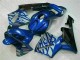 Discount 2003-2004 Blue with Silver Flame Honda CBR600RR Motorbike Fairing Canada Discount 2003-2004 Blue with Silver Flame Honda CBR600RR Motorbike Fairing Canada