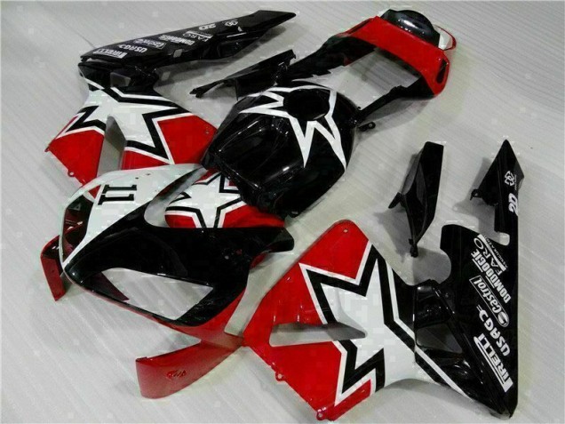 Discount 2003-2004 Black White 11 Honda CBR600RR Moto Fairings Canada Discount 2003-2004 Black White 11 Honda CBR600RR Moto Fairings Canada