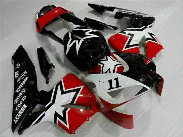 Discount 2003-2004 Black White 11 Honda CBR600RR Moto Fairings Canada Discount 2003-2004 Black White 11 Honda CBR600RR Moto Fairings Canada
